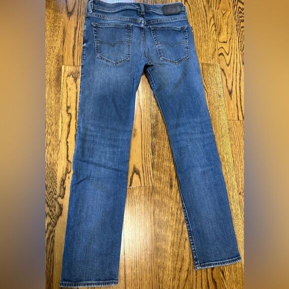 Diesel Baster Regular Slim Tapered Jeans Muted Blue 084NS W30 L30 - Picture 4 of 9